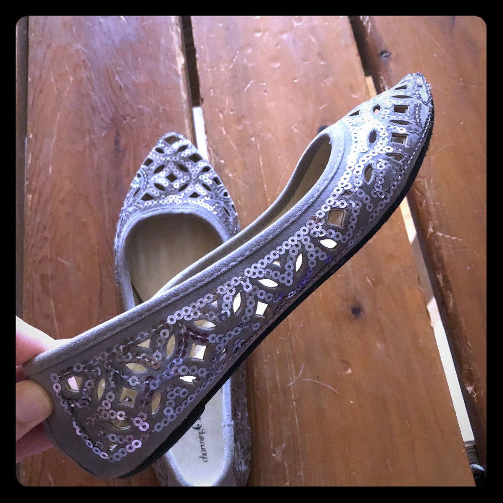 Charming Charlie Sequin Flats